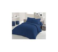 Lovely Home Parure de couette 220x240 cm 100% coton Bleu
