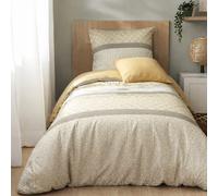 Parure de couette 2pcs 140x200cm 100% microfibre 55gsm sofra naturel