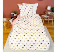 Parure de couette 2pcs 140x200cm better coton bci terramea