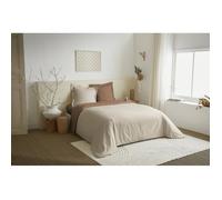 Parure de couette 3 Pièces réversible ""Duo Premium"" 260 x 240 cm King Size Sable/Taupe
