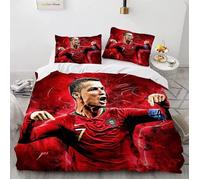 Parure de couette Cristiano Ronaldo - 3D Imprimé - Microfibre - 220x240cm