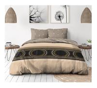 Parure de Couette - Denali - 140x200 cm - Microfibre - Toucher Peau de Pêche