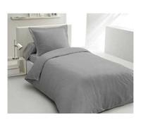 PARURE DE COUETTE LOVELY HOME - 140x200 cm - 100% COTON - GRIS CLAIR Gris G
