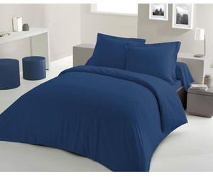 Parure de Couette Lovely Home, 220x240 cm, 100% Coton, Bleu