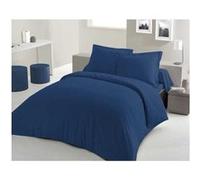 Lovely Home Parure de couette 240 x 260 cm 100% coton bleu