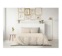 Lovely Home – Parure de couette – 240x260 cm – 100% coton – Beige crème