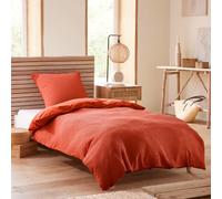 Parure de couette "Nid d'abeille" 140 x 200 pour lit 1 place