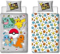 Parure de couette Pokémon Gris Lit 2 persones 2 Pièces