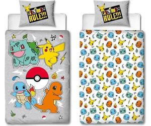 Parure de couette Pokémon Gris Lit 2 persones 2 Pièces