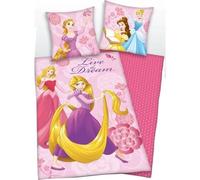 Parure de Couette Princess Disney - 1 Housse de Couette 140x200 + 1 taie 63x63cm (Princess Disney Duvet Set Cover, 140 x 200 cm | 63 x 63 cm)