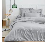 Parure de draps 4 pièces "Premium" pour lit 140 x 190 cm Nuage Coton Pur