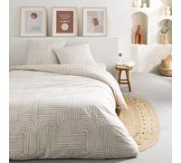 Parure de lit 2 personnes arche en coton 260x240cm