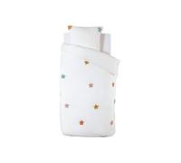 Atmosphera - Parure de Lit Enfant Étoile 1 Personne, 140 x 200 cm, Coton - Housse de Couette et Taie d'oreiller - pour Chambre