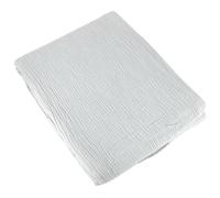Parure de lit 240x220 cm double gaze de coton GAZGAZ gris 3 pièces