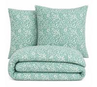 Parure de lit 260x240 cm coton + lyocell LIBERTYS Vert Celadon