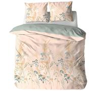 Parure de lit 260x240 cm set 63x63 cm HELIA coton