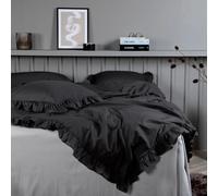 Parure de Lit 3 Pièces Levi 240x220cm Anthracite