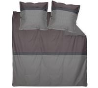 Parure de lit 300x240 cm satin de coton ENZO noir