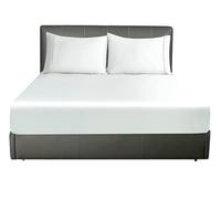 Parure de lit 5 étoiles, qualité hôtelière, 800 fils, 100 % pur coton égyptien, drap housse luxueux, extensible jusqu'à 28 cm de profondeur (double : 137 x 193 cm + 28 cm de profondeur)