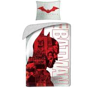Halantex Parure de lit Batman, 140 x 200 cm + 70 x 90 cm, 100 % coton