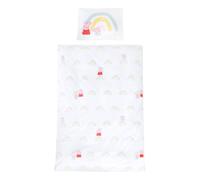 Parure De Lit Bébé Et Enfant En Coton 2 Pièces Peppa Pig Rose - Peppa Pig 100X135 40X60