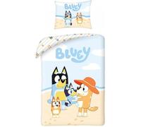 Parure de lit Bluey - Housse de couette de lit Bluey 140 X 200 CM + 65 X 65