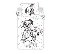 Parure de lit - Disney - 101 Dalmatiens - Housse de couette réversible - 100% coton - 100x135cm