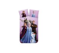 Parure de lit - DISNEY - La Reine des Neiges - Housse de couette réversible - 100% coton - 100x140 cm