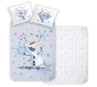 Parure de lit Disney La Reine des Neiges Olaf Anna Elsa 135 x 200 cm