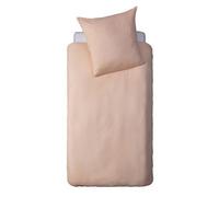 Atmosphera – Parure de lit 2 pièces Lili en gaze de coton 140x200 cm Rose