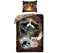 Halantex Jurassic World Parure de lit 140 x 200 cm + 70 x 90 cm 100% Coton
