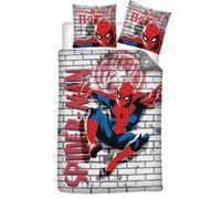 Parure de Lit Enfant - Marvel - Spiderman - Housse de couette 140x200 cm - Taie 65x65 cm - Oeko Tex