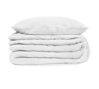 Atmosphera - Parure de lit - Gaze de Coton - Blanc - 240x220 cm