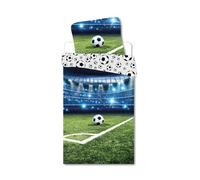 Parure de Lit Football Stade 135 x 200 cm 100% Coton, Multicolore