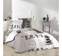 Parure de couette - DOUCEUR D'INTERIEUR - GALETS ZEN - 100% coton - 240x220