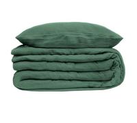 Atmosphera - Parure de lit - Gaze de Coton - Vert céladon - 260x240 cm