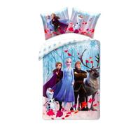 Parure de lit - HALANTEX - La Reine des Neiges - 140x200 cm - 70x90 cm - 100% coton