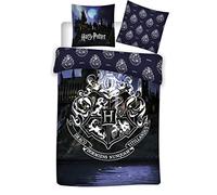 Parure de lit Harry Potter Poudlard - Housse de Couette 2pcs 140x200 cm + Taie d'oreiller 63x63 cm