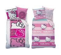 Parure de lit - Hello Kitty - Taille 140x200 cm - Couleur Rose - 1 parure offerte