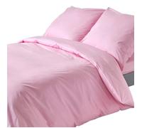 Parure de lit - Homescapes - Rose - 100% coton Egyptien 200 Fils - 150 x 200 cm