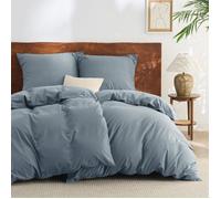 Parure de lit - Housse de couette - Bedsure - 100%Cotton - Citadelle - 135x200cm - 2 Pcs - Indispensable pour l'été