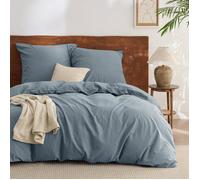 Parure de lit - Housse de couette - Bedsure - 100%Cotton - Citadelle - 200x220cm - 3 Pcs - Indispensable pour l'été