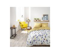 Today Parure de lit Sunshine 220x240 cm Housse de couette et 2 taies 100% coton 57 fils/cm Jaune