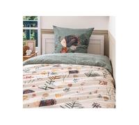 Parure de Lit Imprimé Hérisson Housse de Couette 200x200cm + 2 Taies d'Oreiller - GEDEON - ALTOBUY