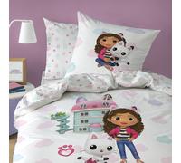 Parure De Lit Imprimée 100% Coton, Gabby Et La Maison Magique World Rose 140X200 63X63