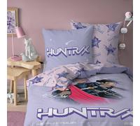 Parure De Lit Imprimée 100% Coton, Kpop Demon Hunters Slaypop Rose 140X200 63X63