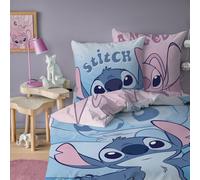 Parure De Lit Imprimée Réversible 100% Coton, Disney Home Stitch Magic Duo Rose 140X200 63X63