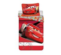 Parure de lit - JERRY FABRICS - CARS Legend - 140 x 200 cm - 100% coton - Rouge