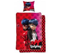 Parure De Lit MIRACULOUS LADYBUG Marinette Double Identity - HOUSSE DE COUETTE 140x200 100% COTON Original