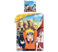 Parure de lit - NARUTO - Konoha - Microfibre - 1 housse de couette 140 x 200 cm + 1 taie 63 x 63 cm